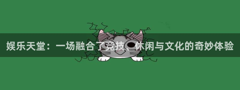 星亿娱乐吧：娱乐天堂：一场融合了竞技、休闲与文化的奇妙体验